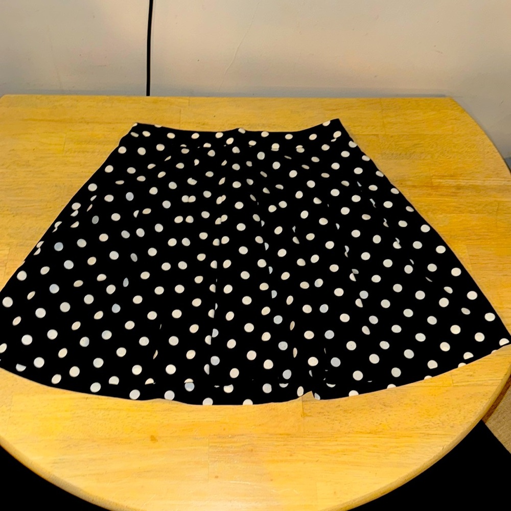J Crew Polka Dot Mini Skirt 00
